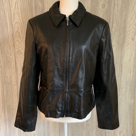 Wilson’s Leather Black Jacket circa 1986 - Picture 2 of 8